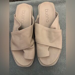 Bueno Sandals, Free People. Size 36 (5.5), gray…made of THE SOFTEST LEATHER!!!